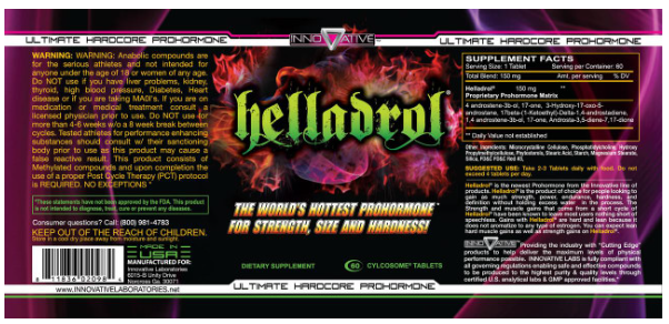 Innovative Labs Helladrol | Prohormone Muscle Growth & Strength Support