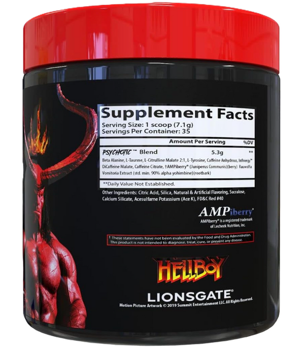 Insane Labz Psychotic Hellboy | Extreme Pre-Workout Power & Focus