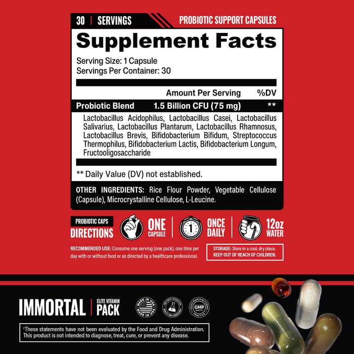 Immortal® Elite Multi-Vitamin Pack