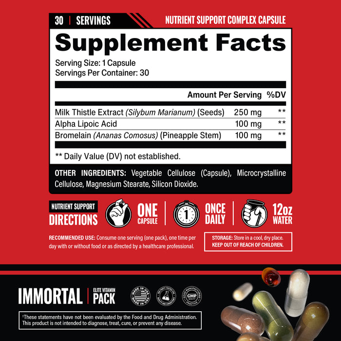 Immortal® Elite Multi-Vitamin Pack