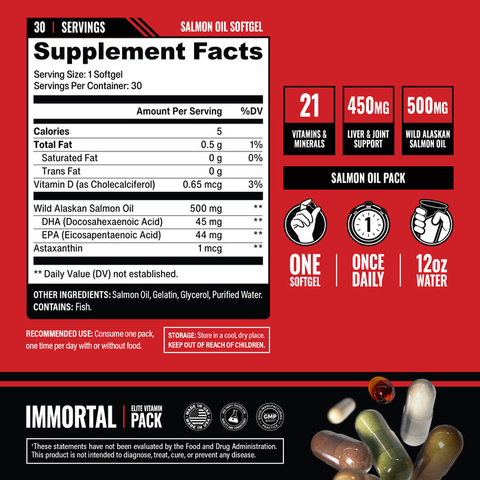 Immortal® Elite Multi-Vitamin Pack