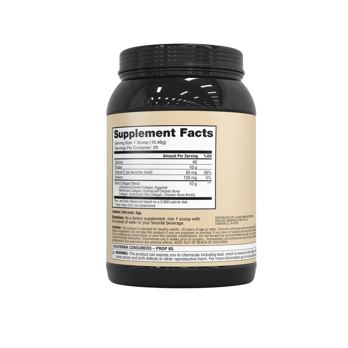 Cleanform Iron Feather Collagen