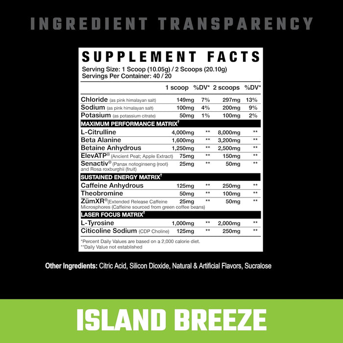 Axe & Sledge Intake | All In One Pre-Workout