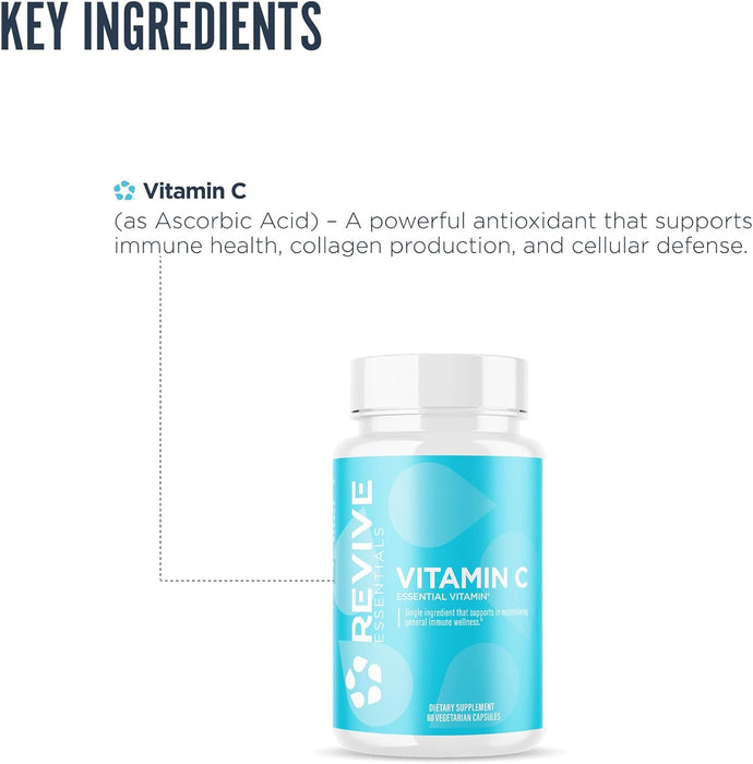 Revive MD Vitamin C |  Immune, Antioxidant & Wellness Support