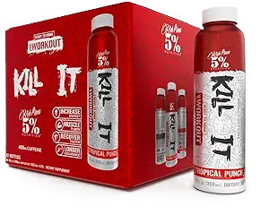 5% Nutrition Kill It RTD – Ready-to-Drink Pre-Workout for Energy, Focus & Pumps Tropical Punch
