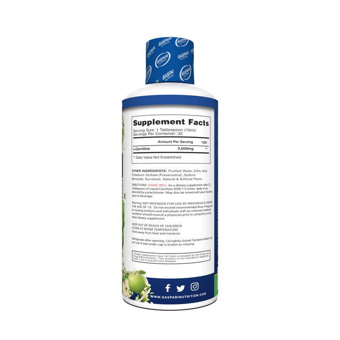 Gaspari Liquid L-Carnitine 3000