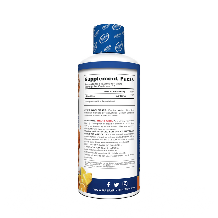 Gaspari Liquid L-Carnitine 3000