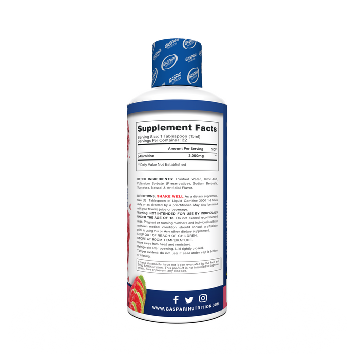 Gaspari Liquid L-Carnitine 3000