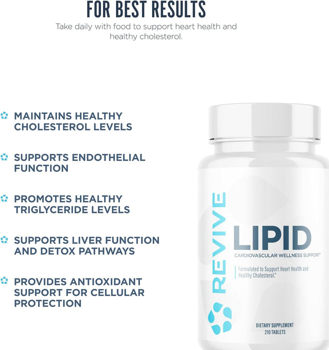 Revive MD Lipid Support | Advanced Cholesterol & Cardiovascular Health Formula