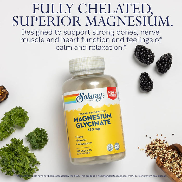 Magnesium glycinate supplement used in daily wellness routine for sleep, relaxation, and muscle support
