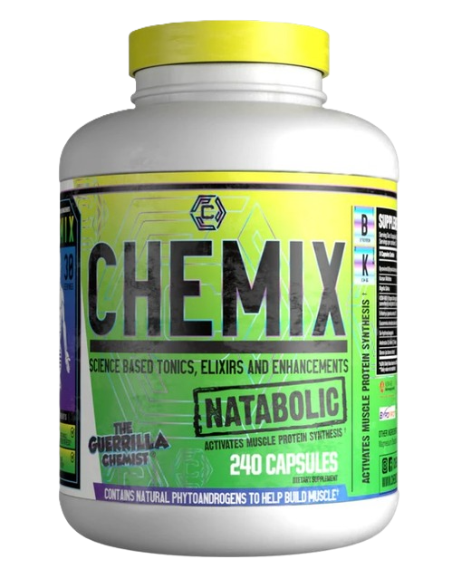 Chemix Natabolic 240 Capsules  Natural Anabolic Muscle Support Supplement | TigerFitness