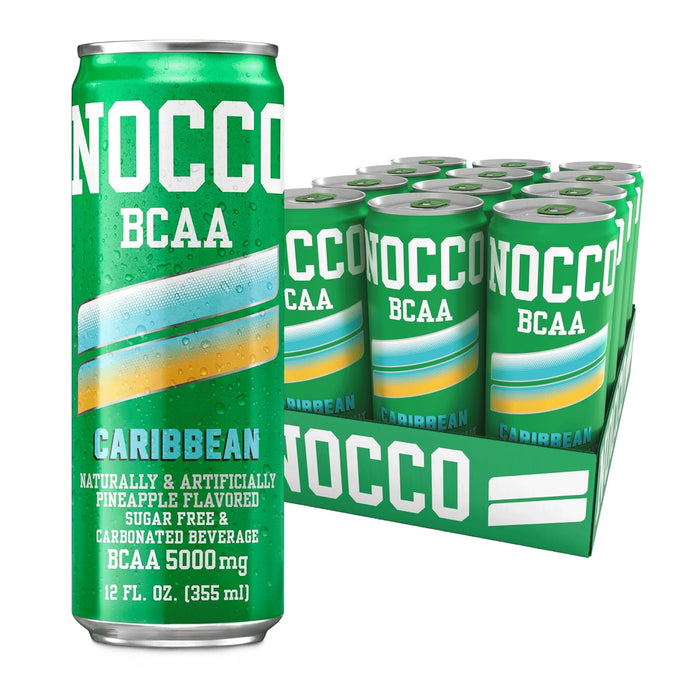 NOCCO BCAA RTD Caribbean – Sugar-Free BCAA Recovery Drink for Hydration and Muscle Support