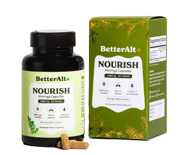 BetterAlt Moringa Capsules – Ayurvedic Wellness Supplement 