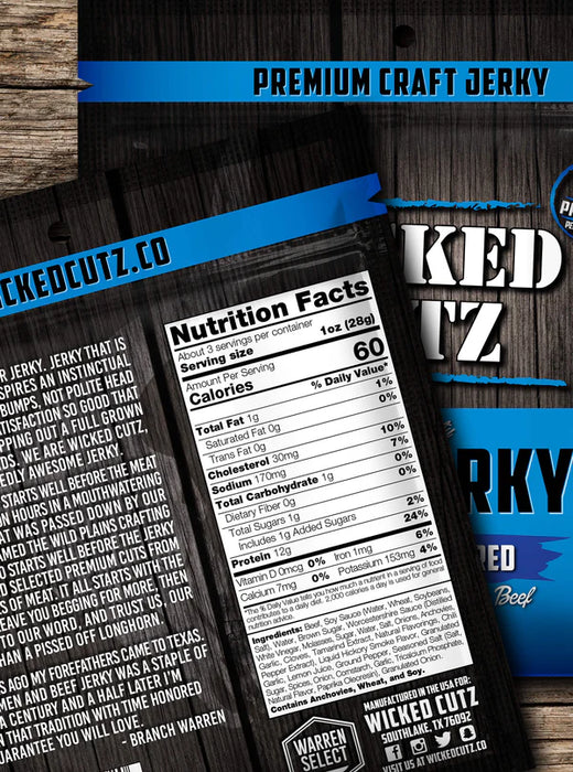 Wicked Cutz | Premium Beef Jerky