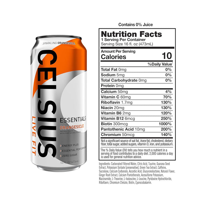 Celsius Essentials Energy Drink