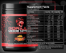 Gorilla Mind Gorilla Mode Nitric Orange Rush Supplement Facts and Ingredients Label | TigerFitness