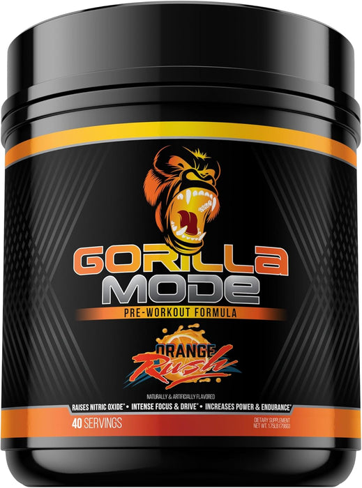 Gorilla Mind Gorilla Mode Pre-Workout | High-Stim Performance, Energy & Muscle Pump Formula