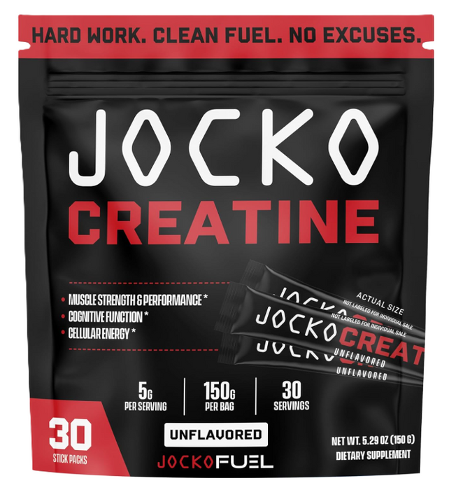 Jocko Fuel Creatine Stick Packs 5g Micronized Creatine – TigerFitness.com