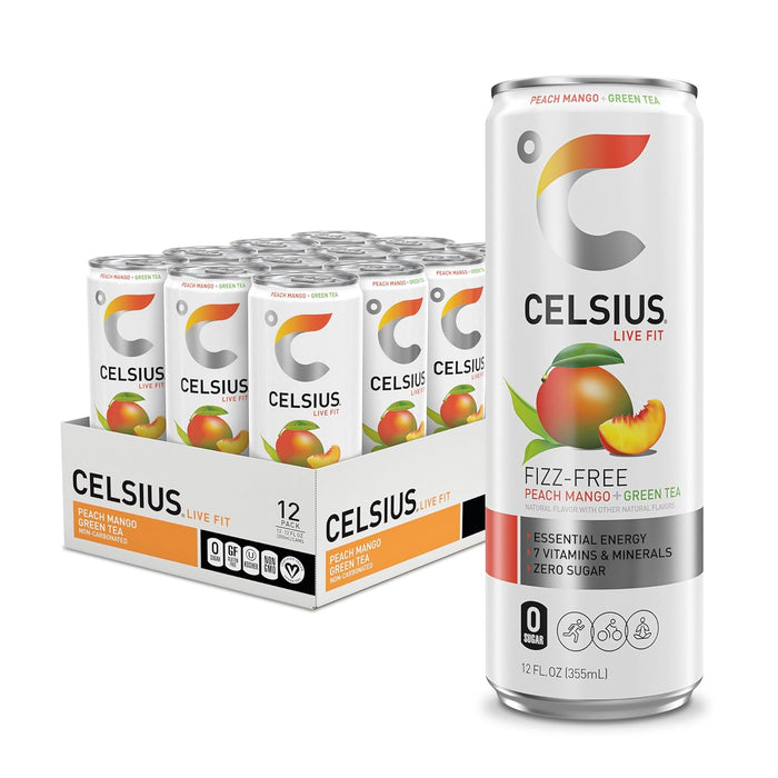 Celsius Fizz Free RTD 12oz | Sparkling Energy Drink Alternative