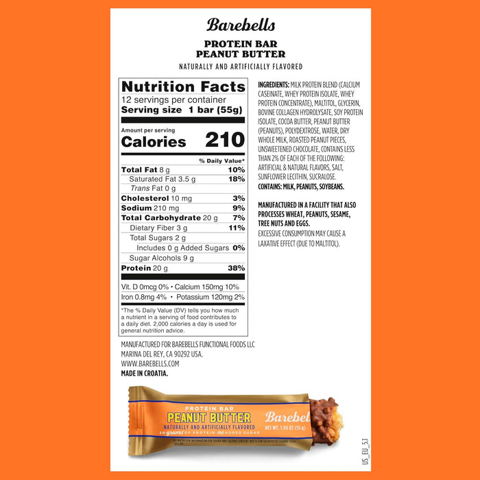 Barebells Protein Bar | High Protein, No Added Sugar