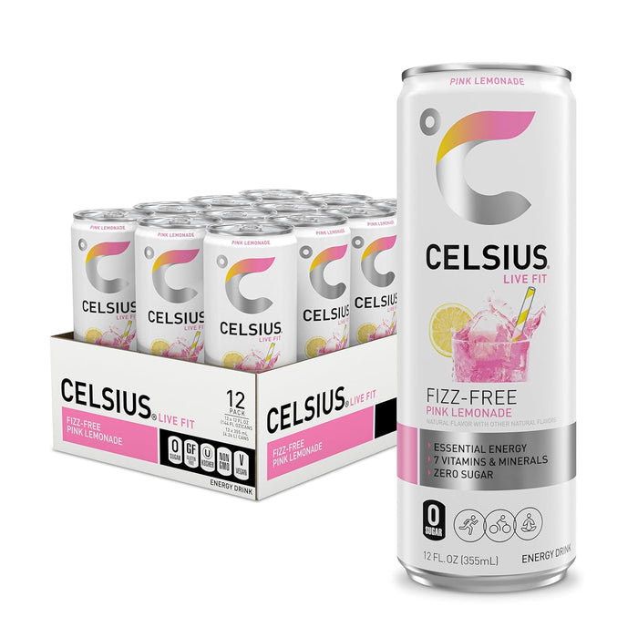 Celsius Fizz Free RTD 12oz | Sparkling Energy Drink Alternative