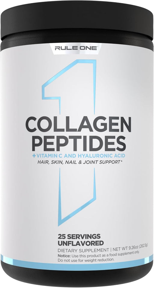 Rule One Collagen Peptides Unflavored 25 servings collagen supplement powder 