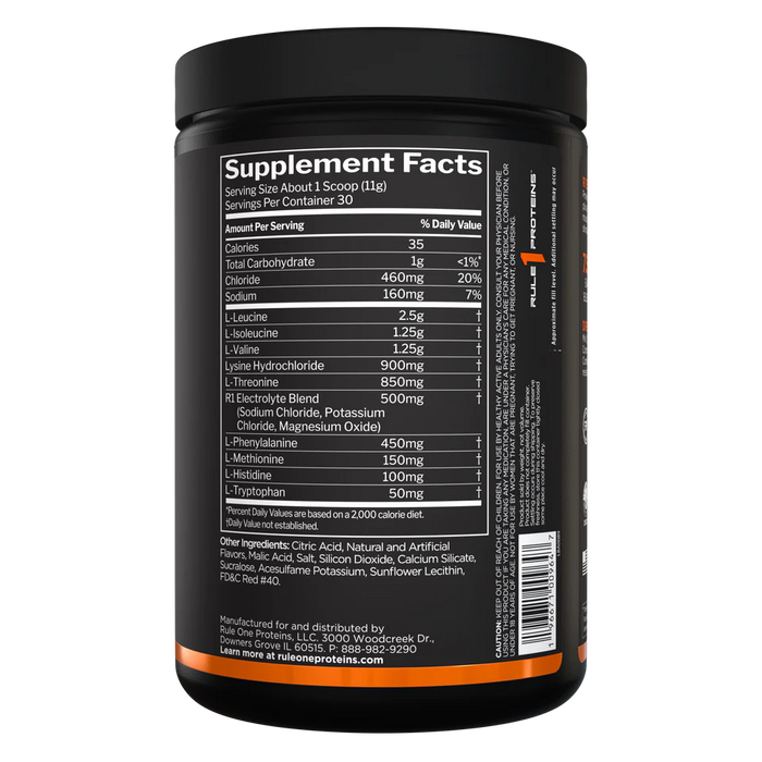 Rule 1 Essential Amino 9 | EAA Recovery & Hydration Support