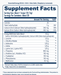 NuEthix Essential Energy Supplement Facts & Ingredients Label for Amino & Energy Support 30 Servings Raspberry Lemonade 