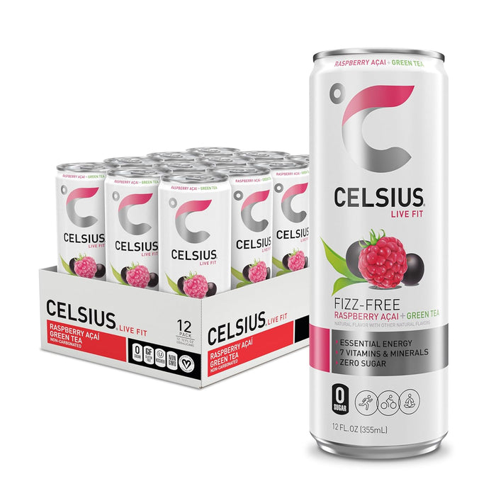 Celsius Fizz Free RTD 12oz | Sparkling Energy Drink Alternative