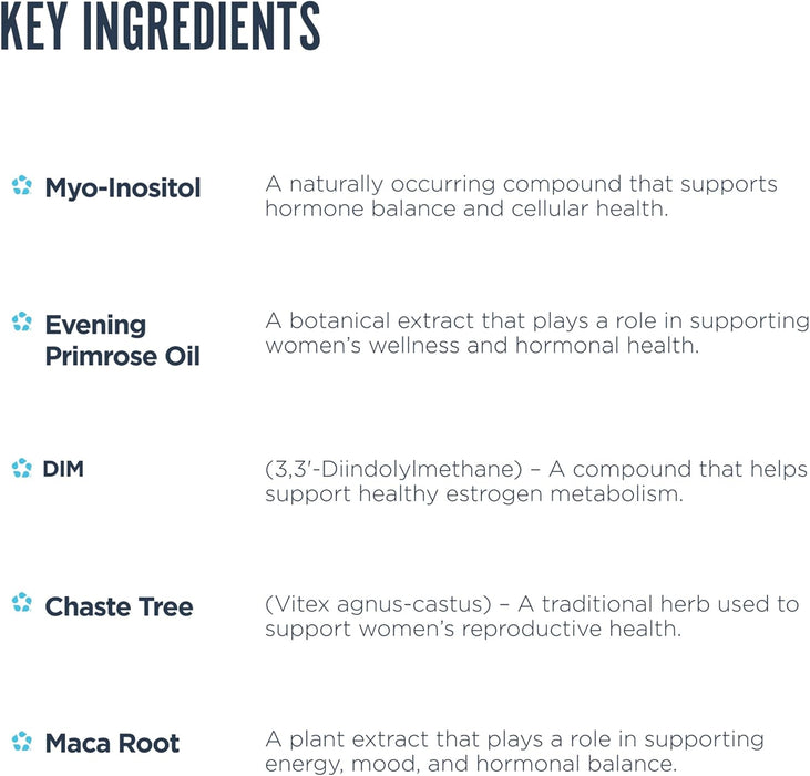 Woman supporting hormonal balance and overall wellness with Revive MD Women’s Health supplement 180 Capsules