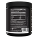 R1 BCAAs Fruit Punch supplement facts panel displaying branched-chain amino acids 30 Servings