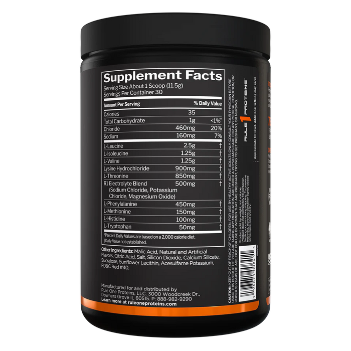 Rule 1 Essential Amino 9 | EAA Recovery & Hydration Support