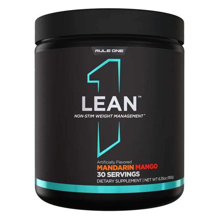 Rule One Lean non-stim weight management powder, Mandarin Mango flavor, 30 servings