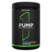 Rule One Pump non-stim nitric oxide supplement, Blue Razz Lemonade flavor, front label 30 Servings