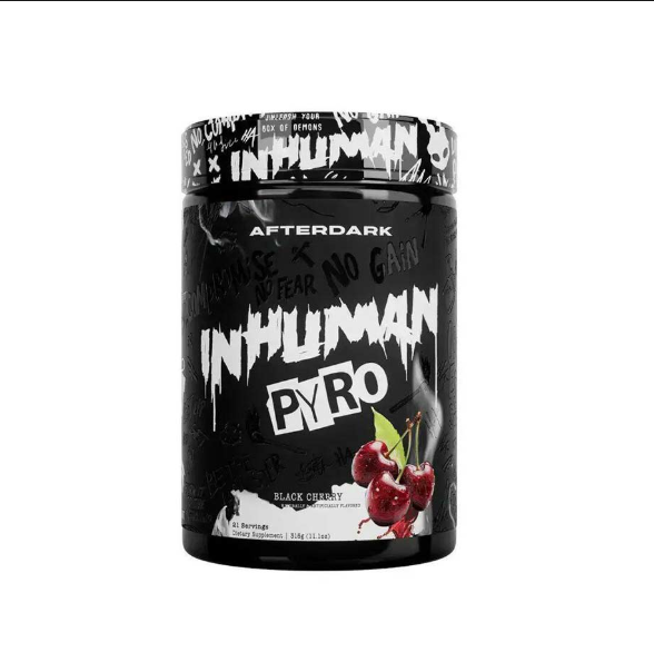 AfterDark Inhuman Pyro | Thermogenic Fat Burner for Energy & Focus