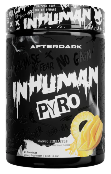 AfterDark Inhuman Pyro | Thermogenic Fat Burner for Energy & Focus