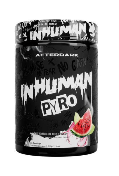 AfterDark Inhuman Pyro | Thermogenic Fat Burner for Energy & Focus