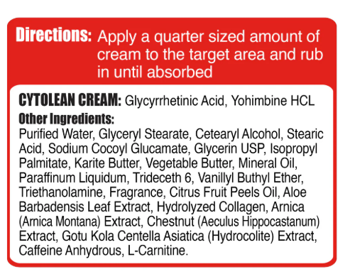 Cytolean Thermogenic Workout Cream