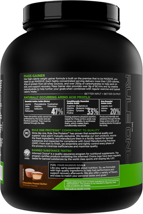 Rule 1 Mass Gainer Side Facts - Tigerfitness.com