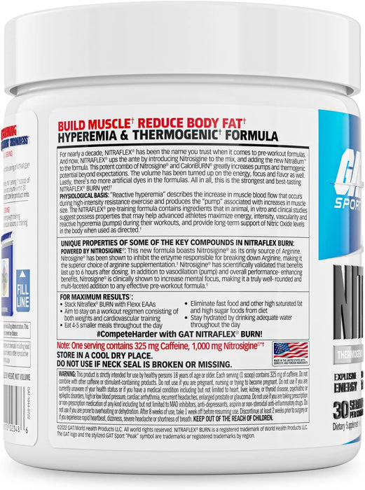 GAT Sport | Nitraflex  BURN