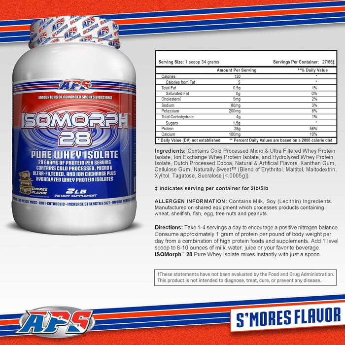 APS IsoMorph 28 | Premium Whey Protein Isolate