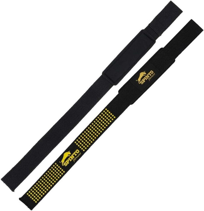 SPINTO FITNESS Padded Lifting Straps 21” | Comfort & Grip Support for Heavy Training