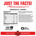 MuscleMeds Carnivor Mass Supplement Facts & Ingredients Label, Strawberry 6lb, Beef Protein Mass Gainer Nutrition Panel | Tigerfitness.com