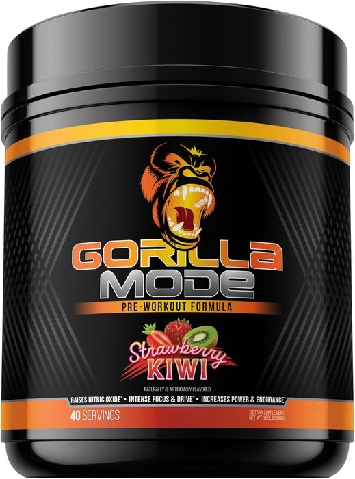 Gorilla Mind Gorilla Mode Pre-Workout | High-Stim Performance, Energy & Muscle Pump Formula