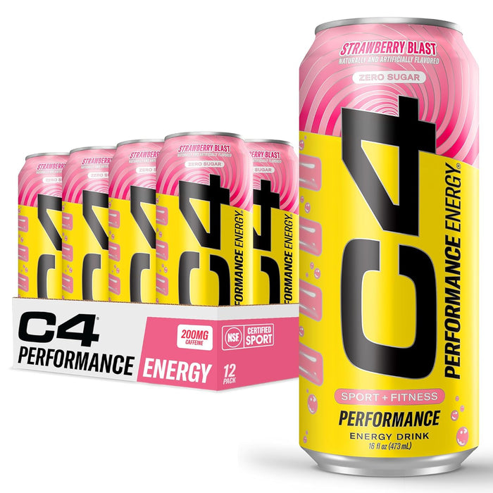 Cellucor C4 Energy Carbonated RTD | Explosive Energy & Performance Drink