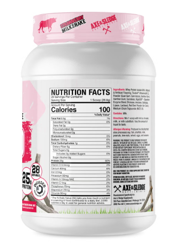 Axe & Sledge Farm Fed V3 | Grass Fed Whey Protein Isolate