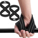 SPINTO FITNESS lifting straps showing heavy duty figure 8 loop construction