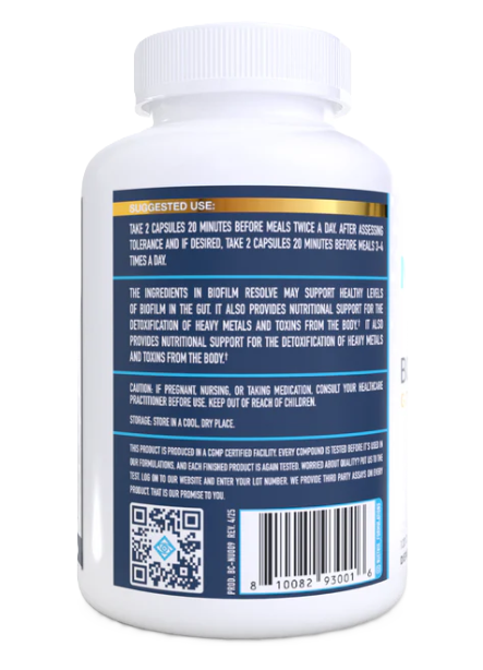 NuEthix Formulations Biofilm Resolve – 60 Capsules