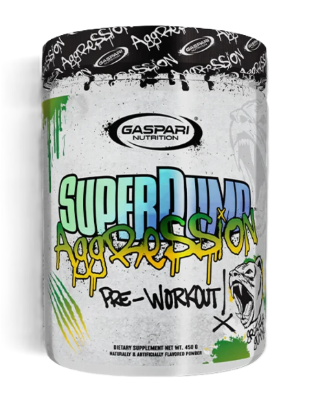 Gaspari SuperPump Aggression powder Grizzly Gummy – intense energy and muscle pump pre-workout
