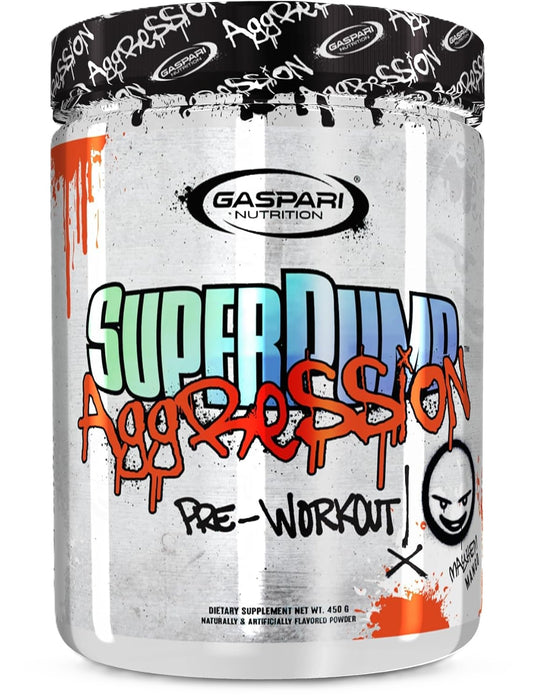 Mayhem Mango Gaspari Nutrition SuperPump Aggression pre-workout – explosive energy, pump, and focus supplement